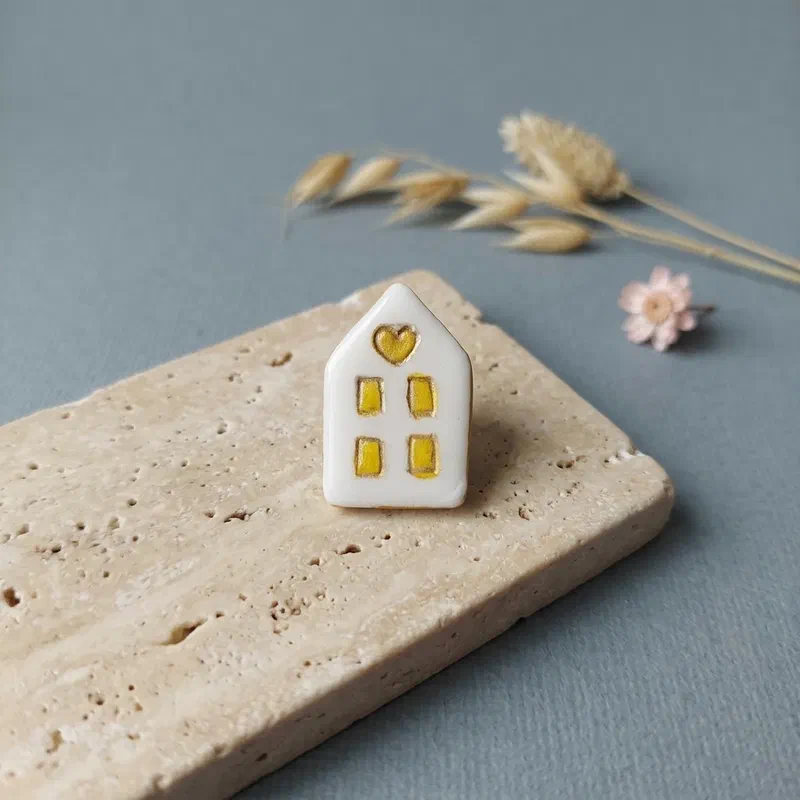 Broșă - My Little House 7 – imaginea 3