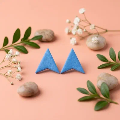 Cercel Arrow- Blue