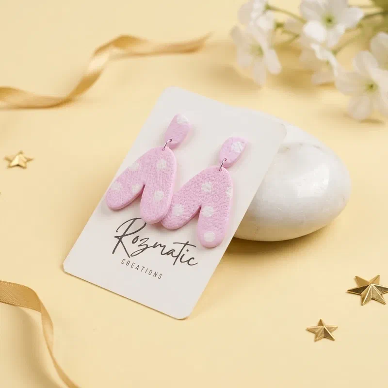 Cercel - Avelia PinkDots – imaginea 2