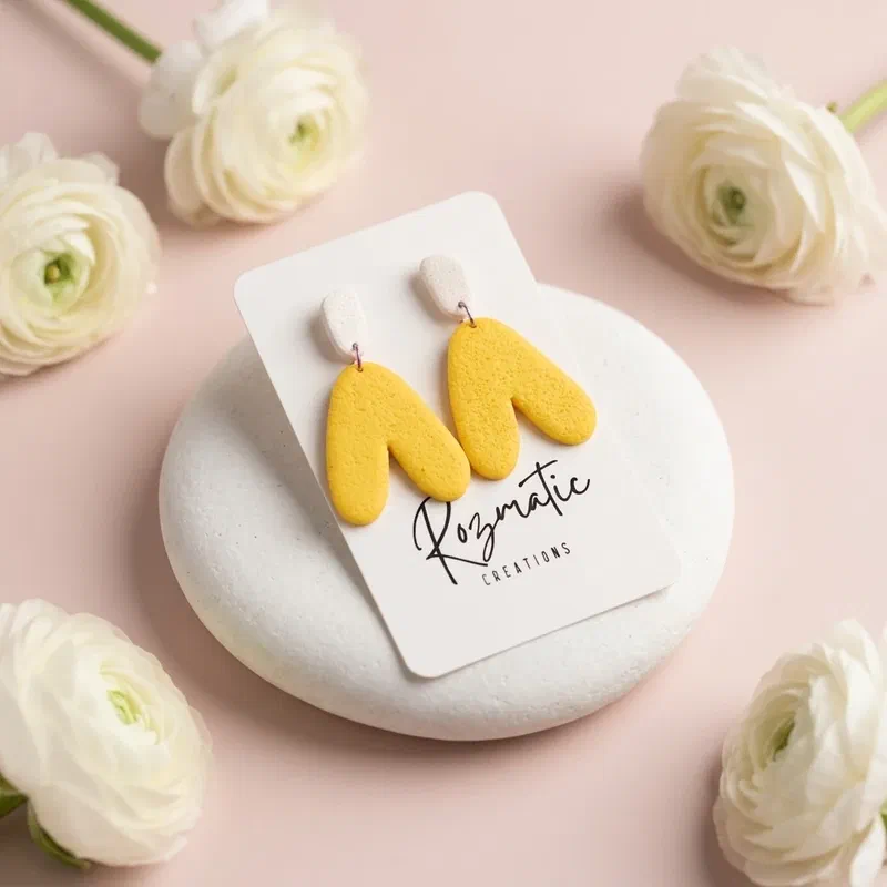 Cercel - Avelia Yellow – imaginea 2
