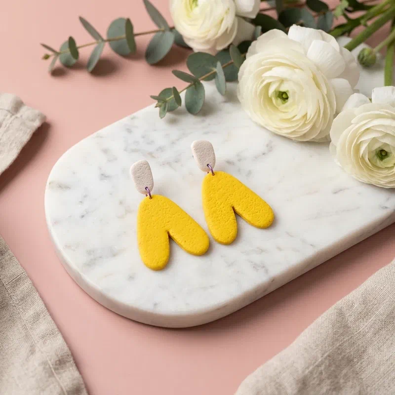 Cercel - Avelia Yellow – imaginea 3
