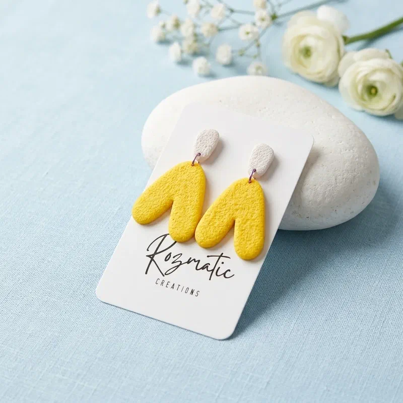 Cercel - Avelia Yellow – imaginea 4