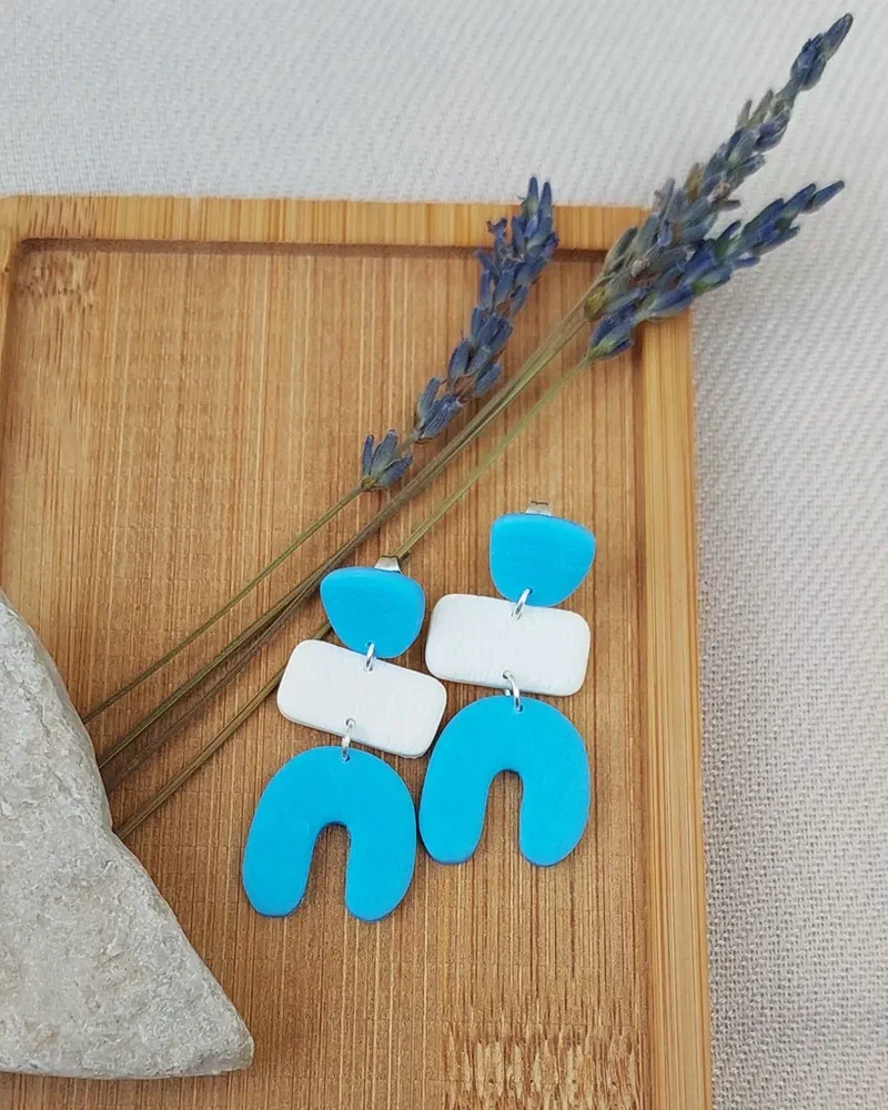 Cercel - Balancia Blue – imaginea 2