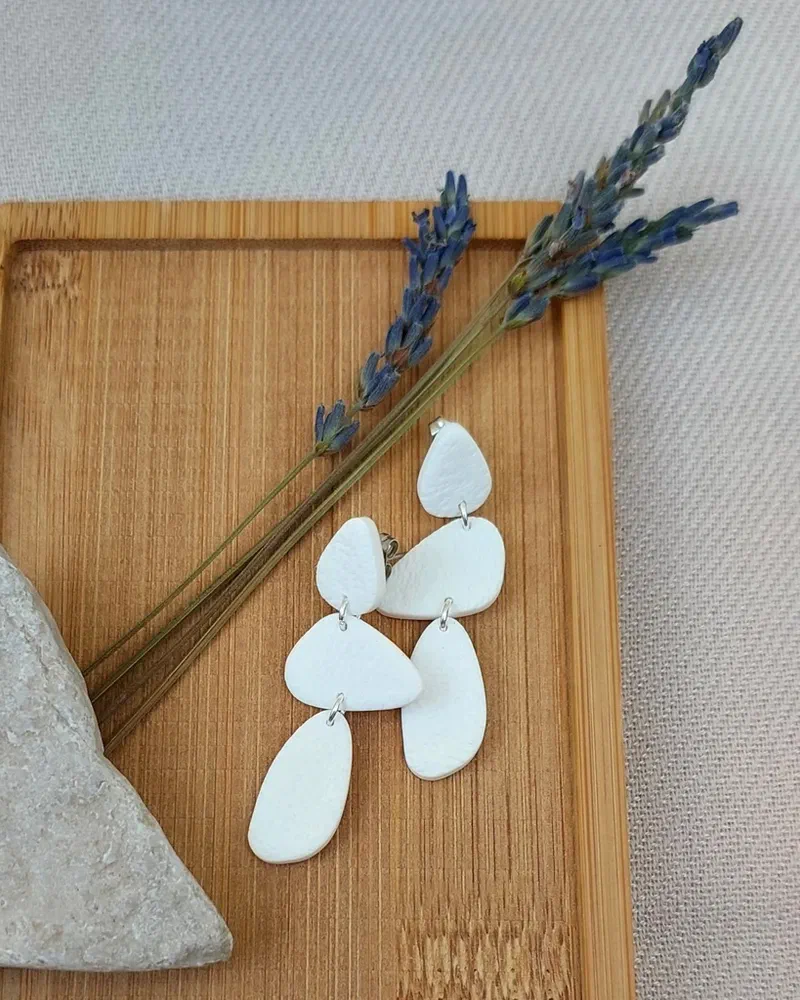 Cercel - Balancia White – imaginea 2