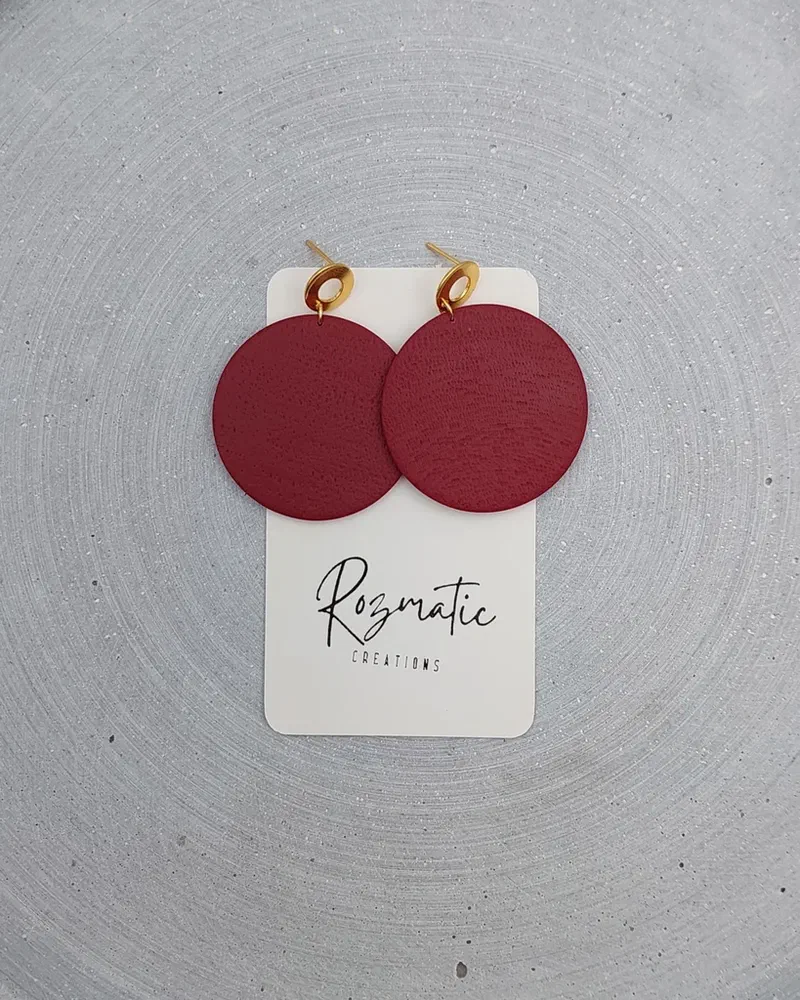 Cercel Cirena - Bordo – imaginea 1