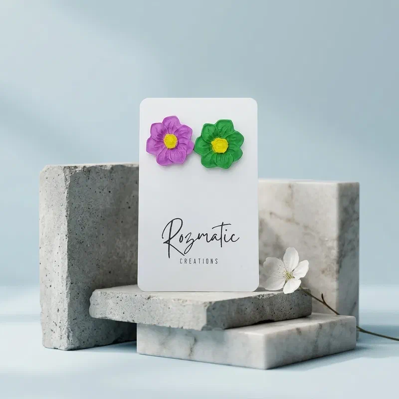 Cercel Flower4 – imaginea 3
