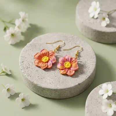 Cercel Flower5