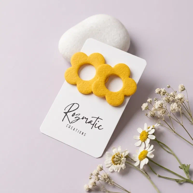 Cercel - Golden Hour Bloom – imaginea 4