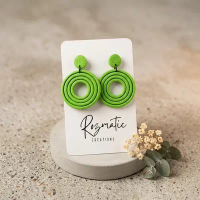 Cercel Halo – Green
