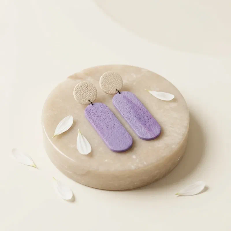 Cercel Horizon - Mauve – imaginea 2