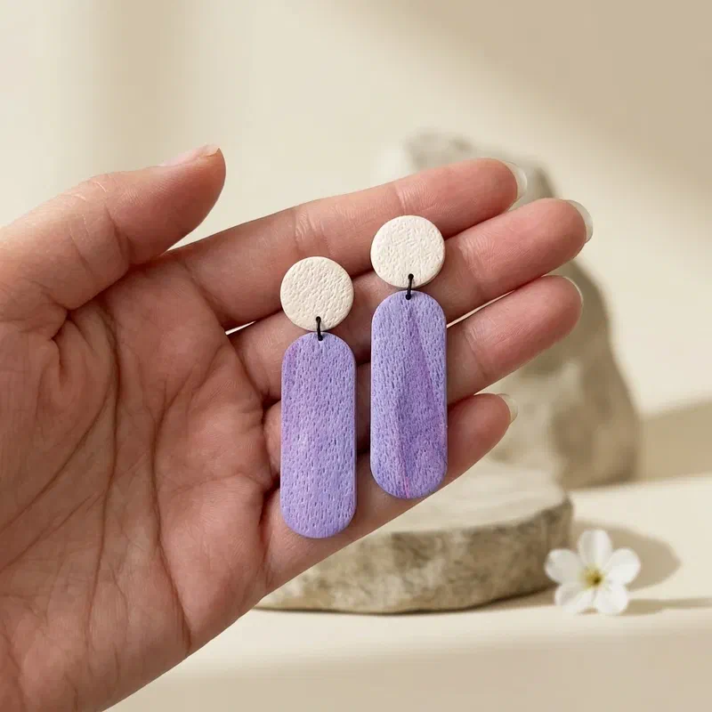 Cercel Horizon - Mauve – imaginea 4
