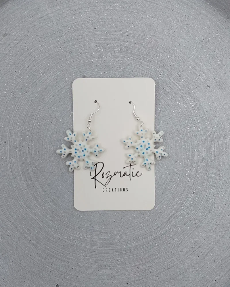 Cercel Icelia - White Dots – imaginea 1