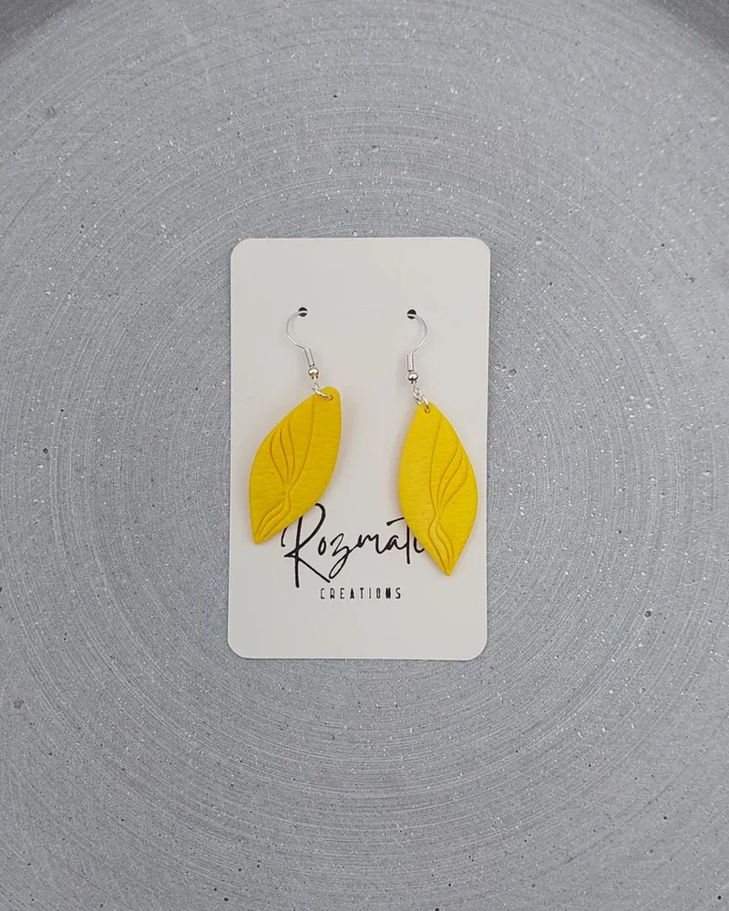 Cercel Lacria - Yellow – imaginea 1