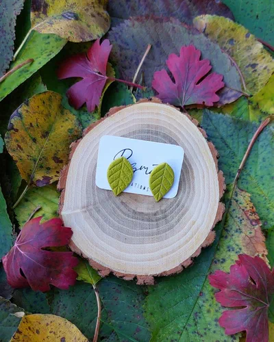 Cercel - Leaf - Green