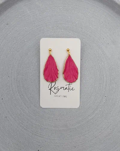 Cercel Petalia - Pink Gold