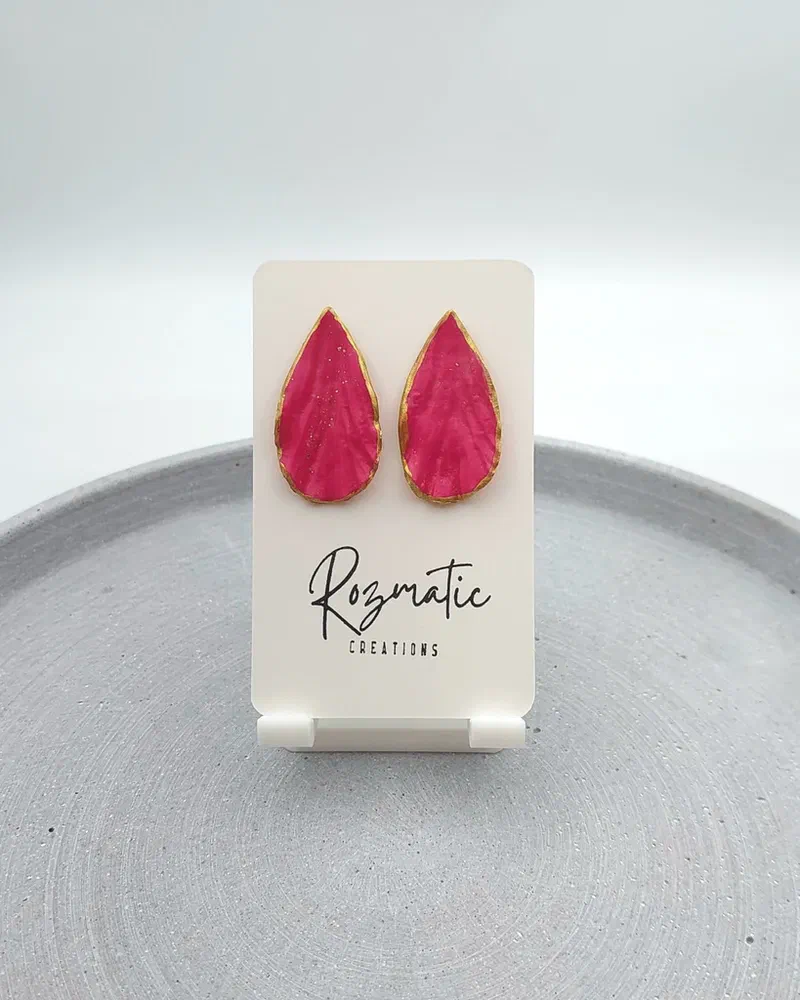 Cercel Petalia - Pink – imaginea 1