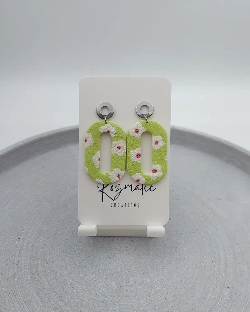 Cercel - Retro Circle - Fields – imaginea 5