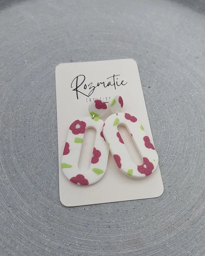 Cercel - Retro Circle - Florina – imaginea 2
