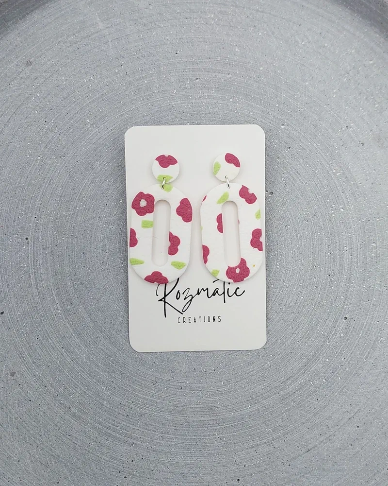 Cercel - Retro Circle - Florina – imaginea 3