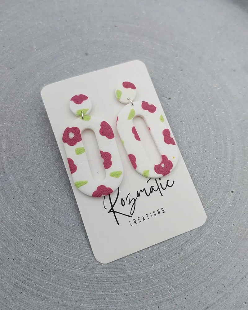 Cercel - Retro Circle - Florina – imaginea 4