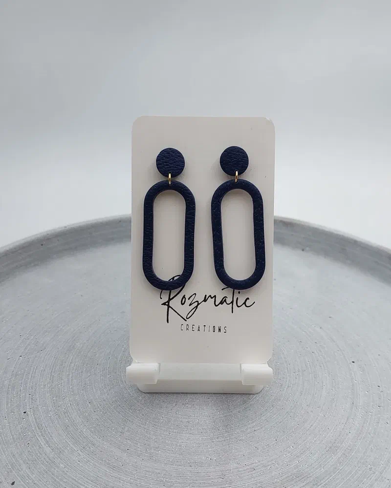 Cercel Ringlet - Blue – imaginea 3