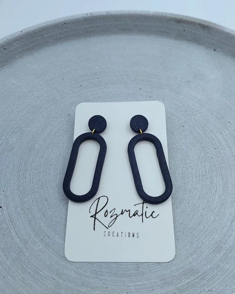 Cercel Ringlet - Blue – imaginea 4