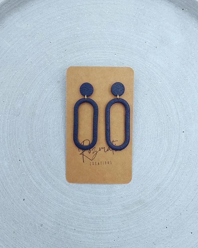 Cercel Ringlet - Blue – imaginea 5