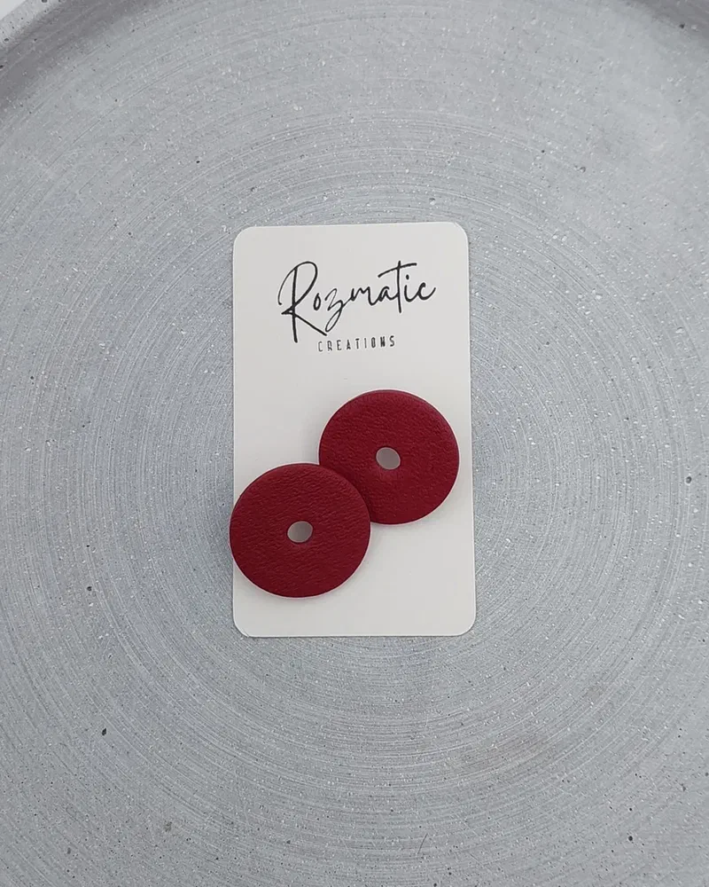 Cercel Solune - Bordo – imaginea 2