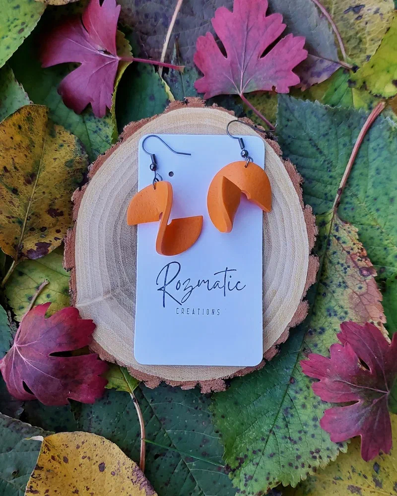 Cercel Spirena - Orange – imaginea 1