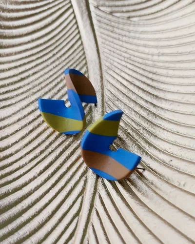 Cercel Spirena - Stripes