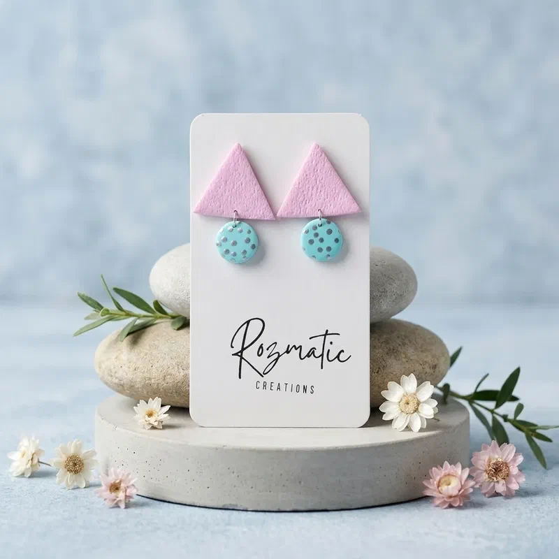 Cercel - Triad - Pink Disco – imaginea 2