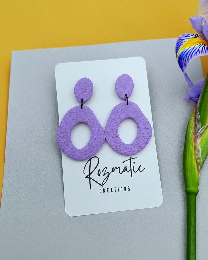 Cercel - Zafira - Purple1 – imaginea 1