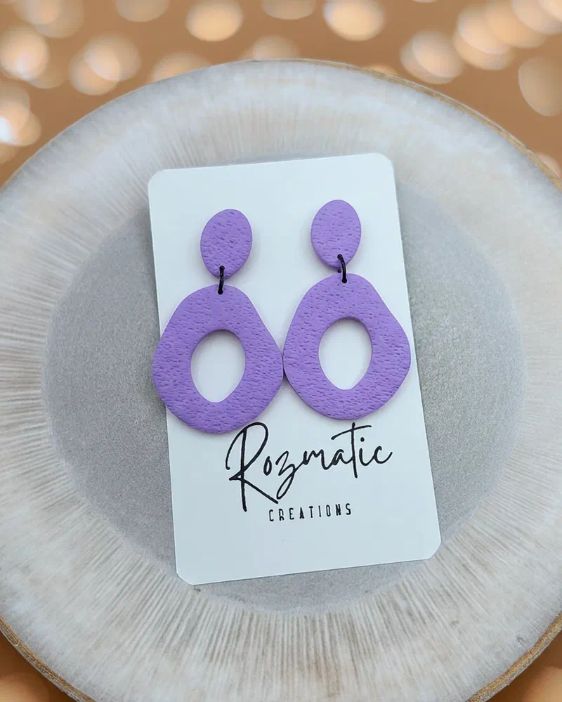 Cercel - Zafira - Purple1 – imaginea 4