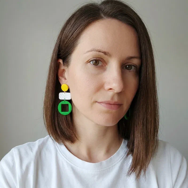 Cercel - Zorela - Yellow Green – imaginea 3