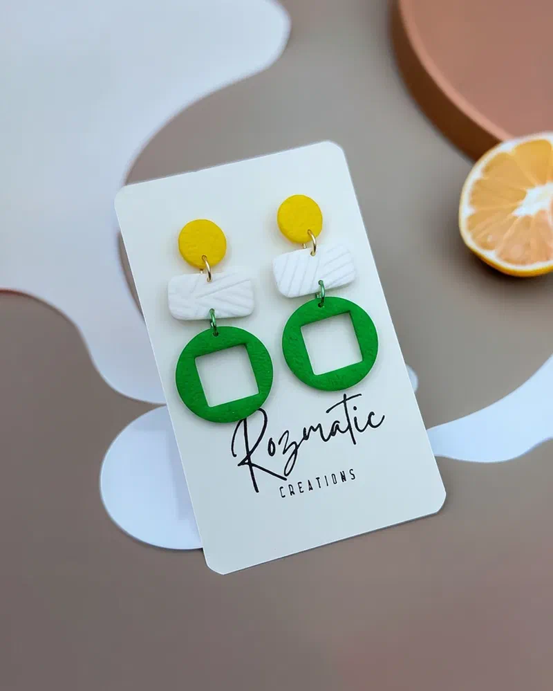 Cercel - Zorela - Yellow Green – imaginea 4